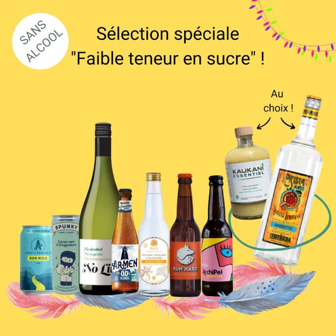 Sélection spéciale "Sans Alcool & à FAIBLE TENEUR EN SUCRE" !