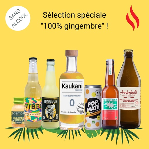 Coffret spécial "100% GINGEMBRE & Sans Alcool" !