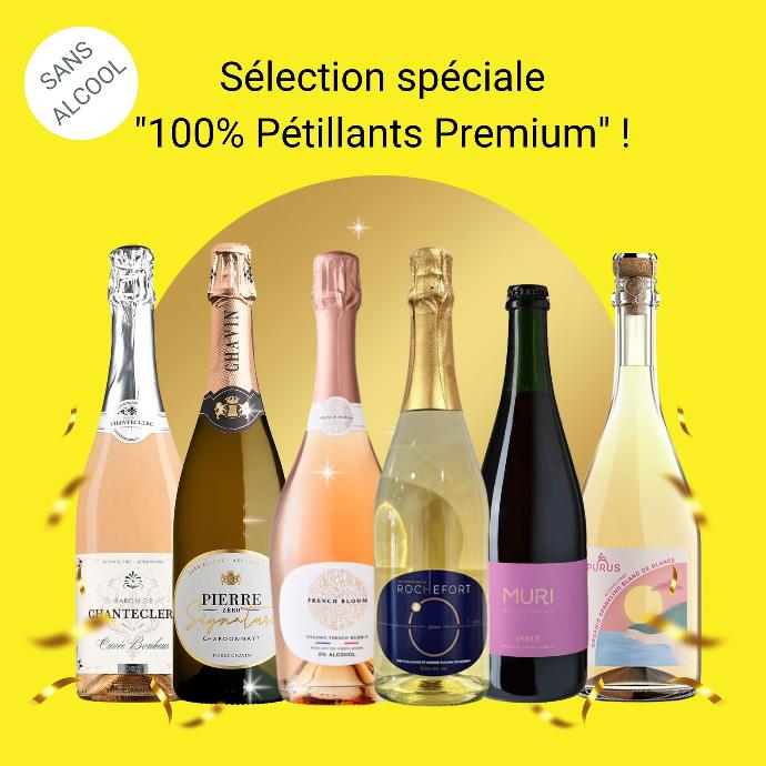 Sélection spéciale "vins pétillants sans alcool" - pétillants premium désalcoolisés