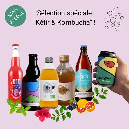 Sélection spéciale "KEFIR & KOMBUCHA" !