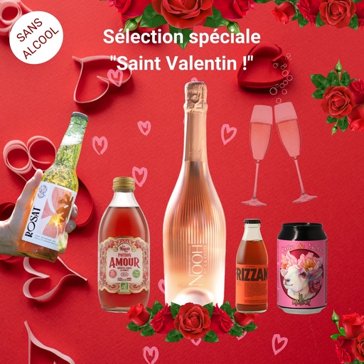 ​Sélection spéciale "Saint Valentin​ sans alcool"