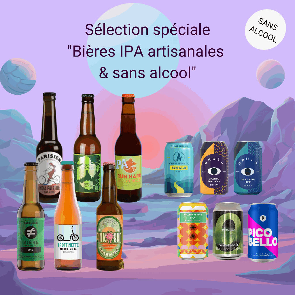 Sélection spéciale "Bières IPA artisanales & sans alcool"