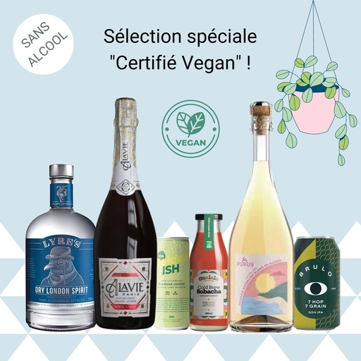 [COFFRET_Vegan] Sélection spéciale "Sans Alcool & certifiée VEGAN" !