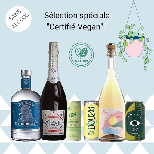 [COFFRET_Vegan] Sélection spéciale "Sans Alcool & certifiée VEGAN" !