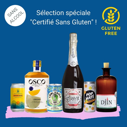 [COFFRET_SansGluten] Coffret spécial "Sans Alcool & certifié SANS GLUTEN" !