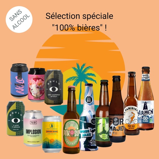 [COFFRET_Bieres] Sélection spéciale "100% BIERES sans alcool" !