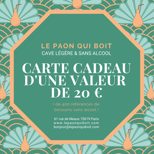 [CarteCadeau_20euros] Carte cadeau d'une valeur de 20 euros