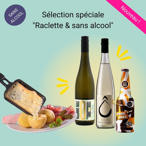 [Coffret_Raclette] ​Sélection spéciale "Raclette & sans alcool" !​