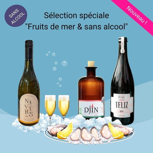 [Coffret_FruitsMer] Sélection "Fruits de mer & sans alcool !"