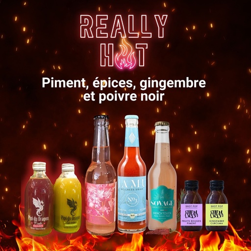 [Selection_BoissonsPiment] Sélection REALLY HOT ! Piment, épices, gingembre et poivre noir !